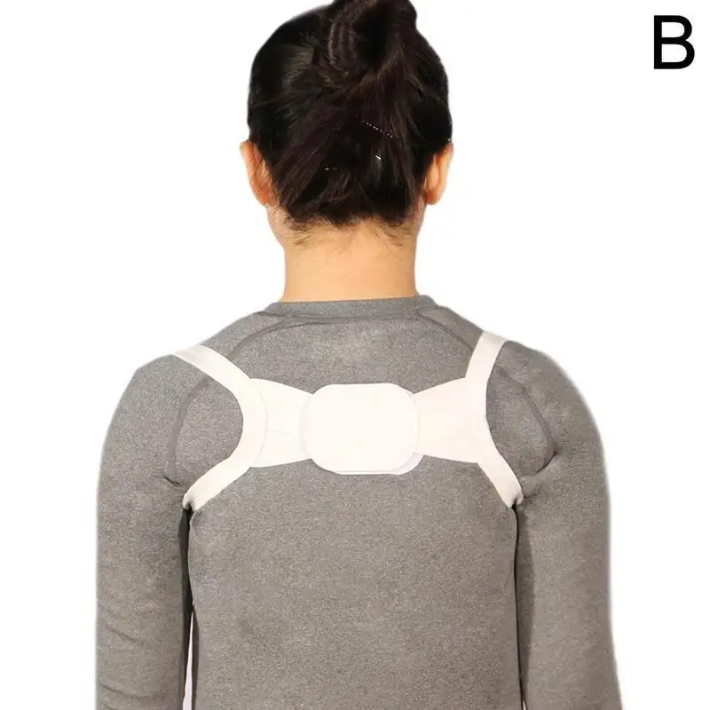 Невидимый ортопедический Корректор осанки для спины и плеч для взрослых и детей, корсет для поддержки позвоночника, коррекционный пояс - Цвет: B