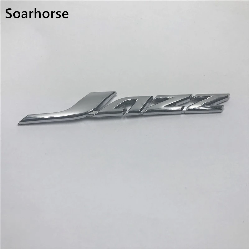 

For Honda Jazz Emblem Chrome Sticker Logo Badge Car Rear Gate Deck Nameplate Decal