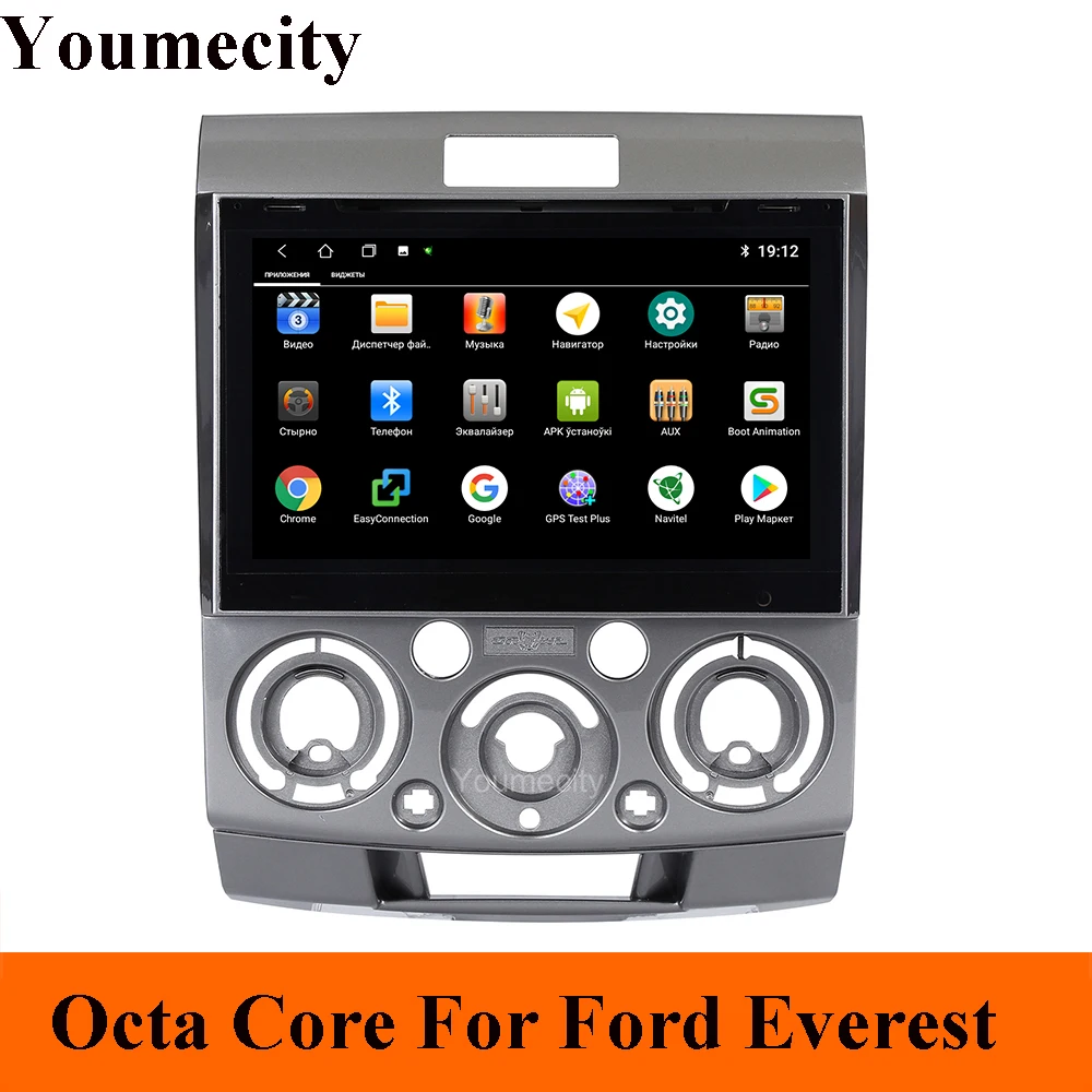 Android 8 1 Восьмиядерный автомобильный Dvd видео плеер для Ford Everest 2006 2011 Ranger 2010