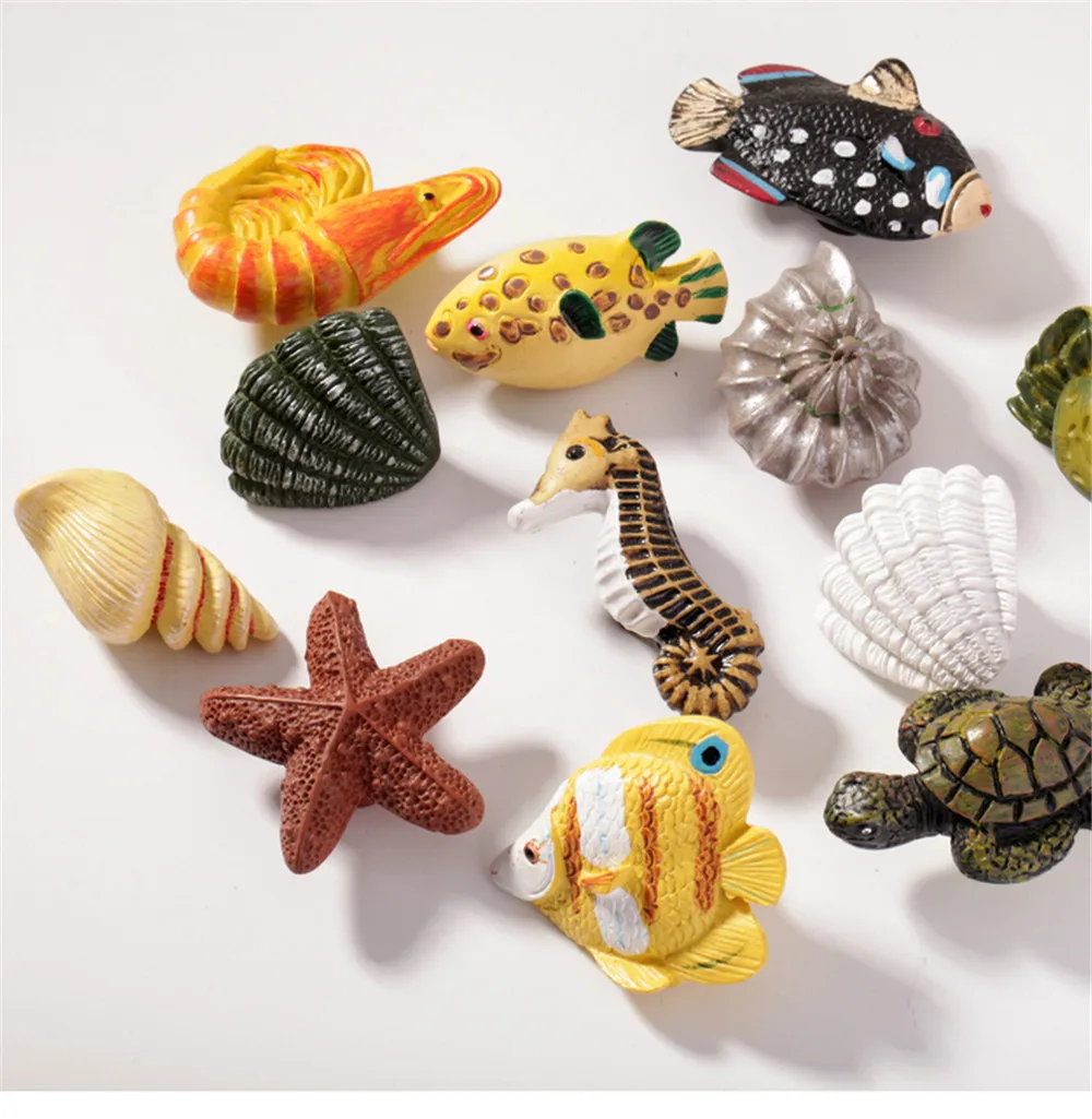 Set Of 12 Seashell Nautical Decor Knobs For Drawers Or Doors