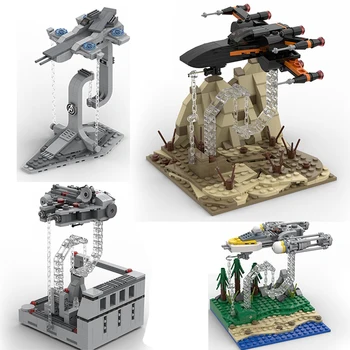 

Star Wars X-Wing Y-Wing Tensegrity Sculptures Anti Gravity Dynamics Physics Balance Building Blocks Kit Classic Bricks Creator