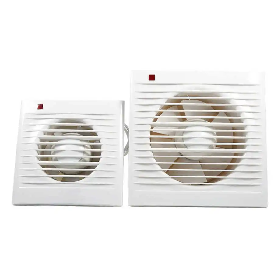 4 inch 6 inch Exhaust Fan Low Noise Pipe Duct Fan Home Bathroom Toilet Kitchen Wall Mounted Ventilator Extractor Fans 220V shower faucet trim decorative cover plate stainless steel water pipe wall hole covers plug kitchen bathroom accessories