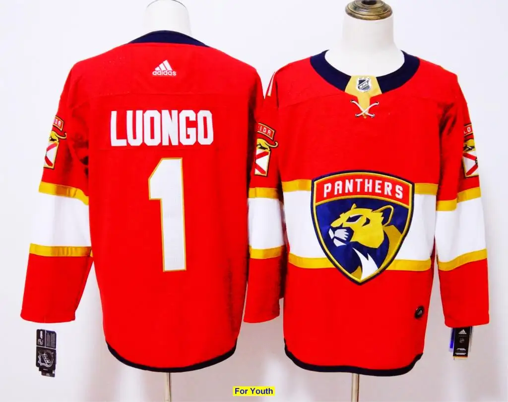Детский Молодежный свитер Florida Aleksander Barkov Sergei Bobrovsky Robo Luongo Aaron Ekblad - Цвет: Черный