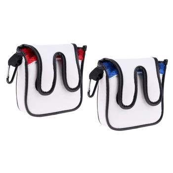 

Premium Square Golf Mallet Putter Head Cover Club Protector Headcover Accessories