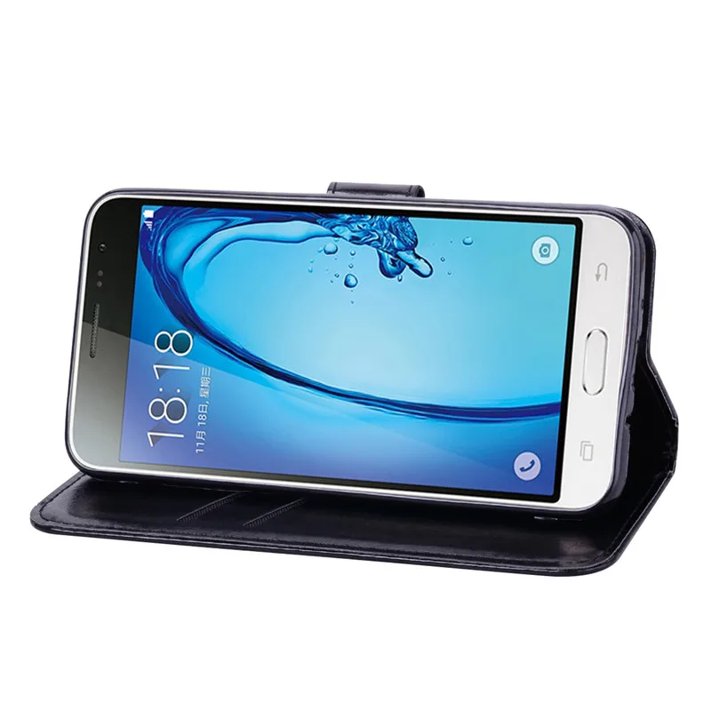 Чехол для samsung Galaxy J3 J320F Чехол кошелек-чехол для телефона для samsung J3 6 кожаный чехол с Откидывающейся Крышкой для samsung J3