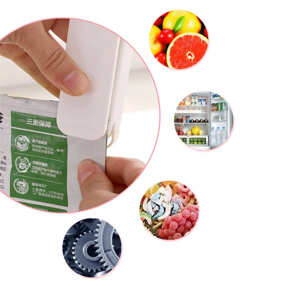 Mini Heat Sealing Machine Handheld Electric Sealer Packing Plastic Bag Closer Heating Sealing Tool for Snacks Bag