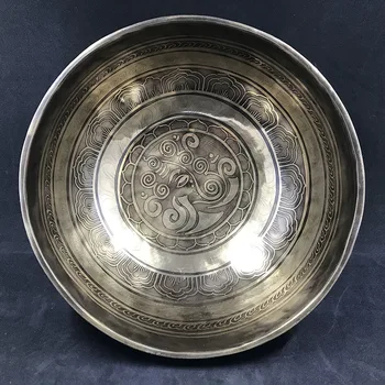 

Nepal Handmade Large Singing Bowl for Sound Healing Life Balance Meditation Mantra Tibetan Bowls