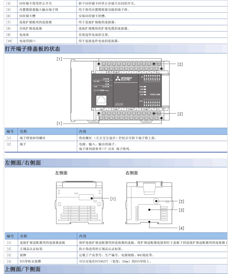 PLC FX5U-80MR-ES