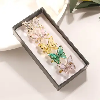 

Delicate Crystal Butterfly Open Rings For Women 2020 New Jewellery Simple Chic Ring Adjustable Bijoux Femme Gifts