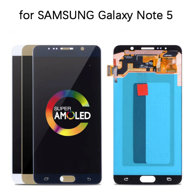 ЖК-дисплей для samsung Galaxy Note 5 N920P N920T N920A N920I N920G сенсорный экран дигитайзер сборка