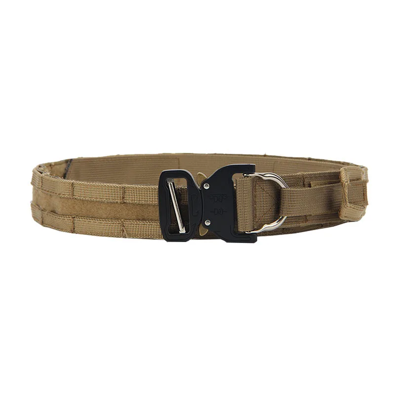 

Tactical Military Belt Combat Quick Release Buckle Molle Shooter Belts Adjustable Army Hunting Airsoft Police Training Duty Belt
