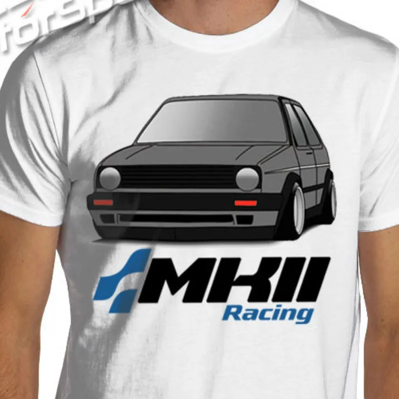 Новинка 2018 модная крутая футболка Golfs Mk2 Gti Racings японские фанаты автомобилей Mkii на