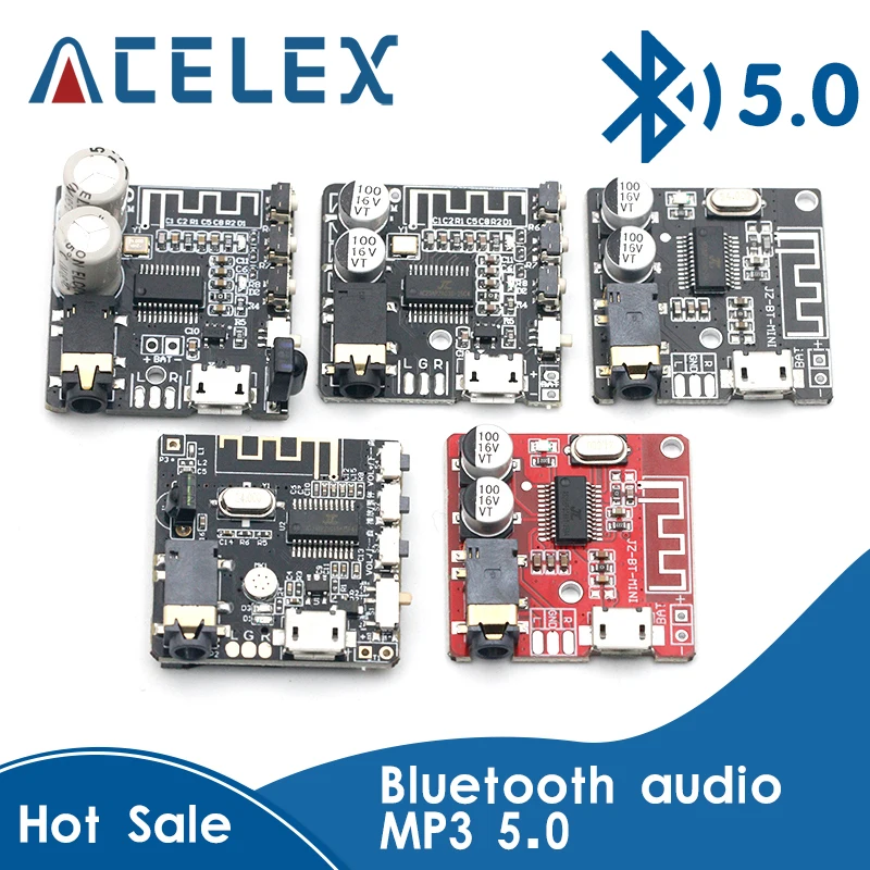 Плата аудиоприемника Bluetooth 5 0 mp3 беспроводная стереомузыкальная плата|Детали и