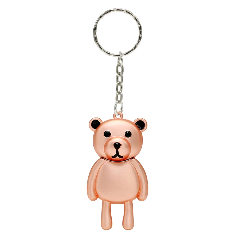 USB флеш-накопитель, металлический медведь, флешка, 4 ГБ, 64 ГБ, 16 ГБ, 8 ГБ, 32 ГБ, 128 ГБ, флешка, usb 2,0, креативный подарок с кольцом для ключей