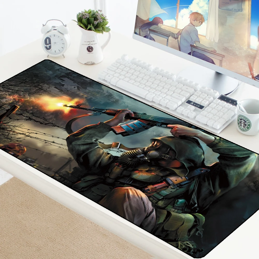 Коврик для мыши Stalker игровые коврики 700x300 мм оверлок край ПК компьютерный игровой коврик для мыши геймер коврик Мышь Клавиатура большой XL резиновая накладка на стол