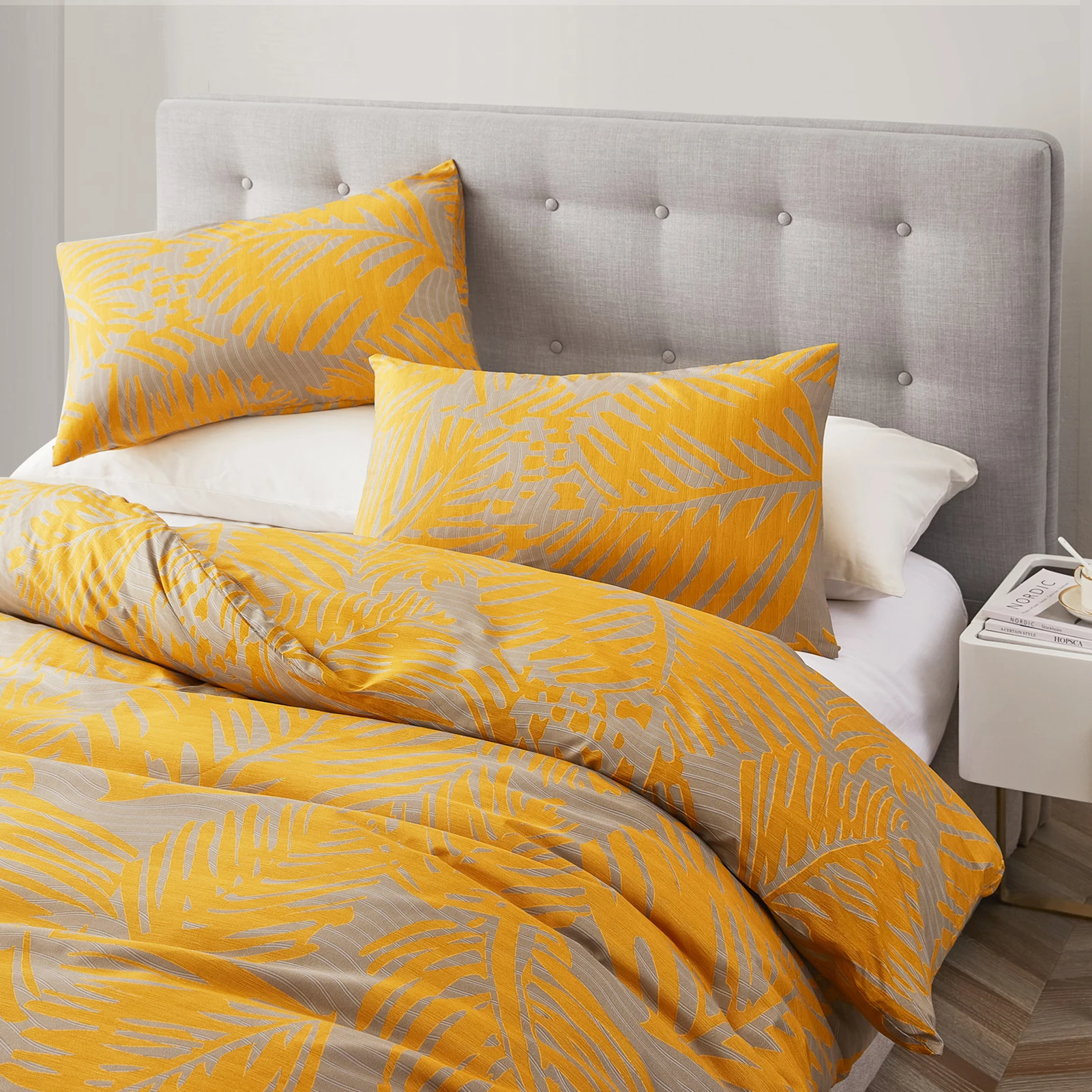 Juego de ropa de cama de estilo Pastoral moderno, juego de fundas de edredón con fundas de almohada, ropa de cama suave de tamaño completo/Queen/King, 3 uds.