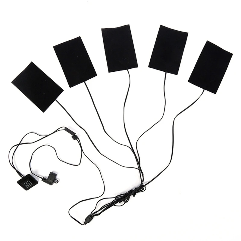 USB грелка для перчаток с подогревом одежда теплая паста коврик Регулируемый третий передач коврик лист нагреватель для теплой женской одежды#2