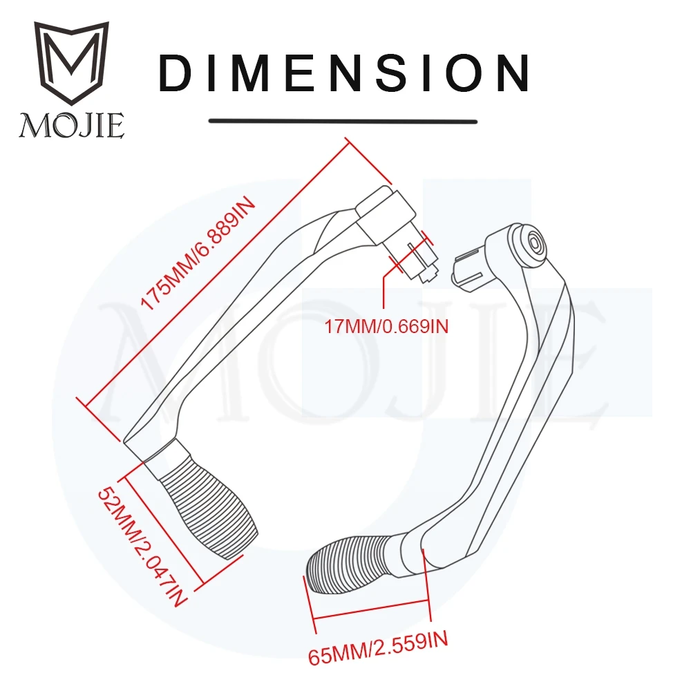 Для Suzuki GS500E GS500 E GS 500 E 1994-1998 1997 мотоцикл 7/" 22 мм руль тормоза сцепления Рычаги протектор Защита Proguard