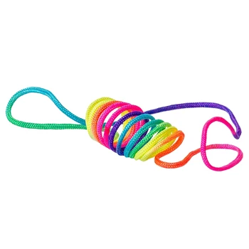 

Finger Twist String Game Bonus Colourful Rainbow Coloured Rope Chain Party