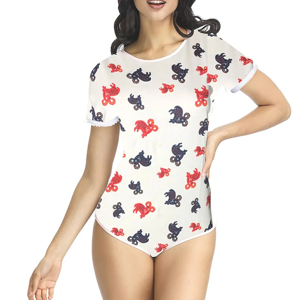 Una LittleSpace Onesie DDLG ABDL Volwassen Baby Romper Ageplay Pyjama