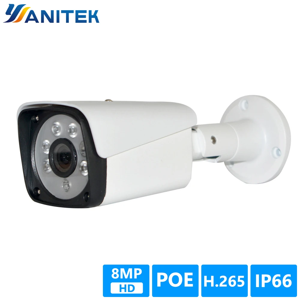 

POE 8MP Ultra HD 5MP Bullet IP Camera Outdoor H.265 4K Surveillance Security Video Camera IP IR Night View Motion Detect Record