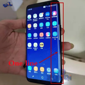 

With Line Super Amoled LCD Screen For Samsung-Galaxy S9 G960 SM-G960F S9 Plus G965 Lcd Display Touch Screen Digitizer Assembly