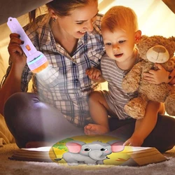 Lampe de poche, projecteur, lampe torche, jouets cognitifs, animaux, nouveauté, pour enfants, noël 