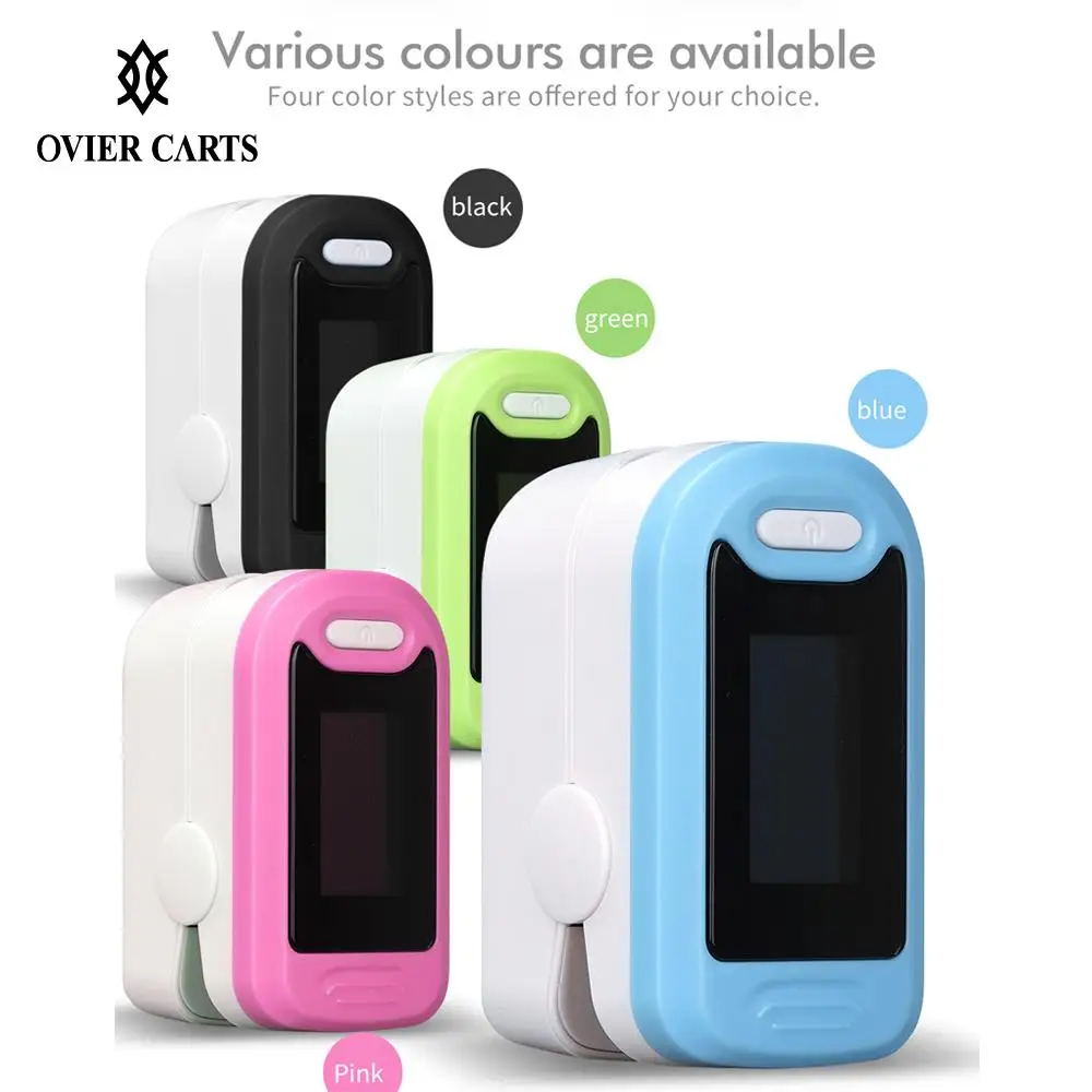 

Portable Finger Oximeter Blood Pressure Monitor LED Fingertip Pulse Clip Oximeter SPO2 Pulse Rate Oxygen Monitor Children Adult