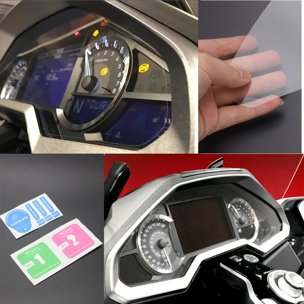 

for Honda Goldwing GL1800 2018-UP Speedometer Protection film screen Anti Blue Light Cluster Scratch Sticker