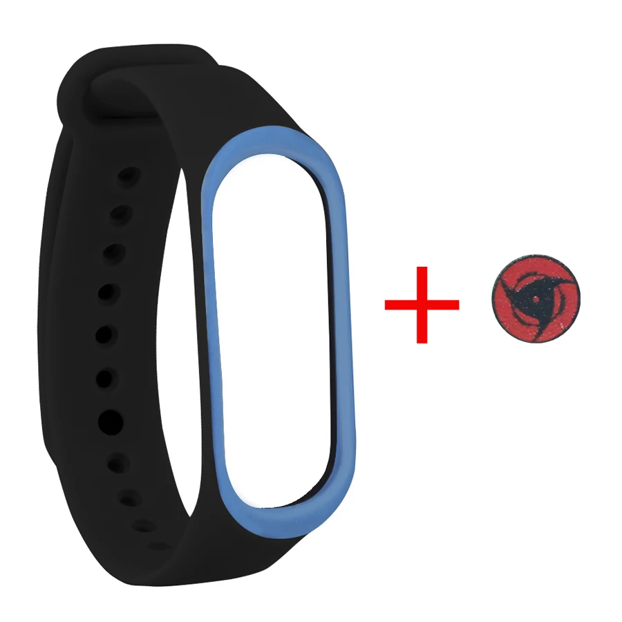 Браслет для xiaomi mi Band 3 4 спортивный ремешок часы силиконовый ремешок для xiaomi mi 3 4 браслет mi band 4 ремешок окрашенная кнопка