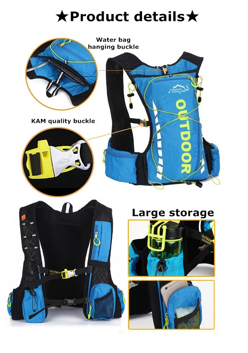 10л водонепроницаемый велосипедный рюкзак для мужчин и женщин MTB велосипед с сумкой для воды альпинистский Велоспорт Туризм кемпинг гидратация Велоспорт рюкзак