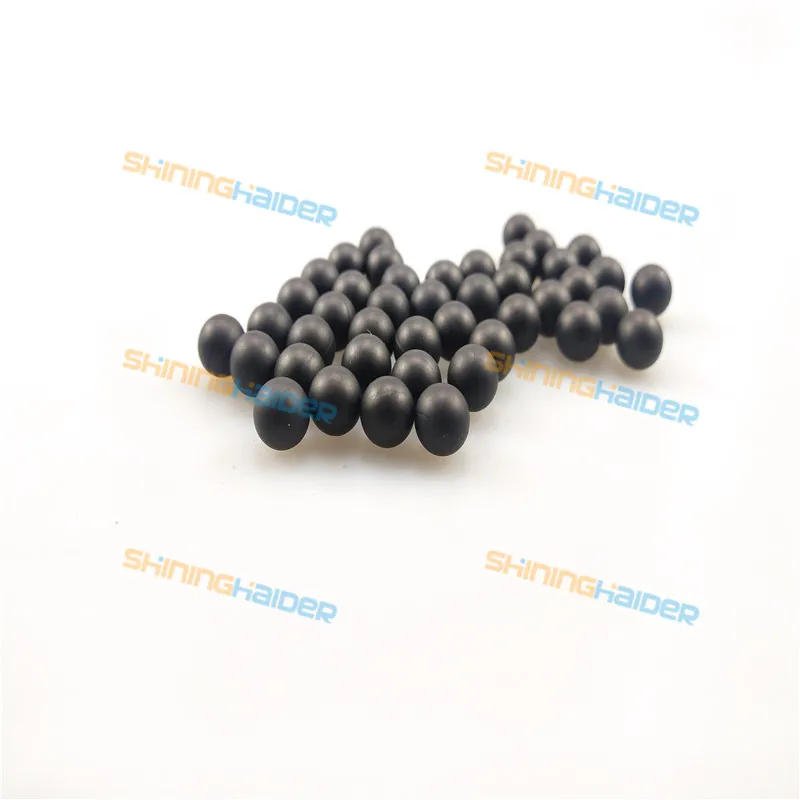 50PCS to 600PCS Diameter 4mm to 12.7mm NBR Rubber Ball Nitrile Rubber Sealing Ball NBR Have Small Mold Line
