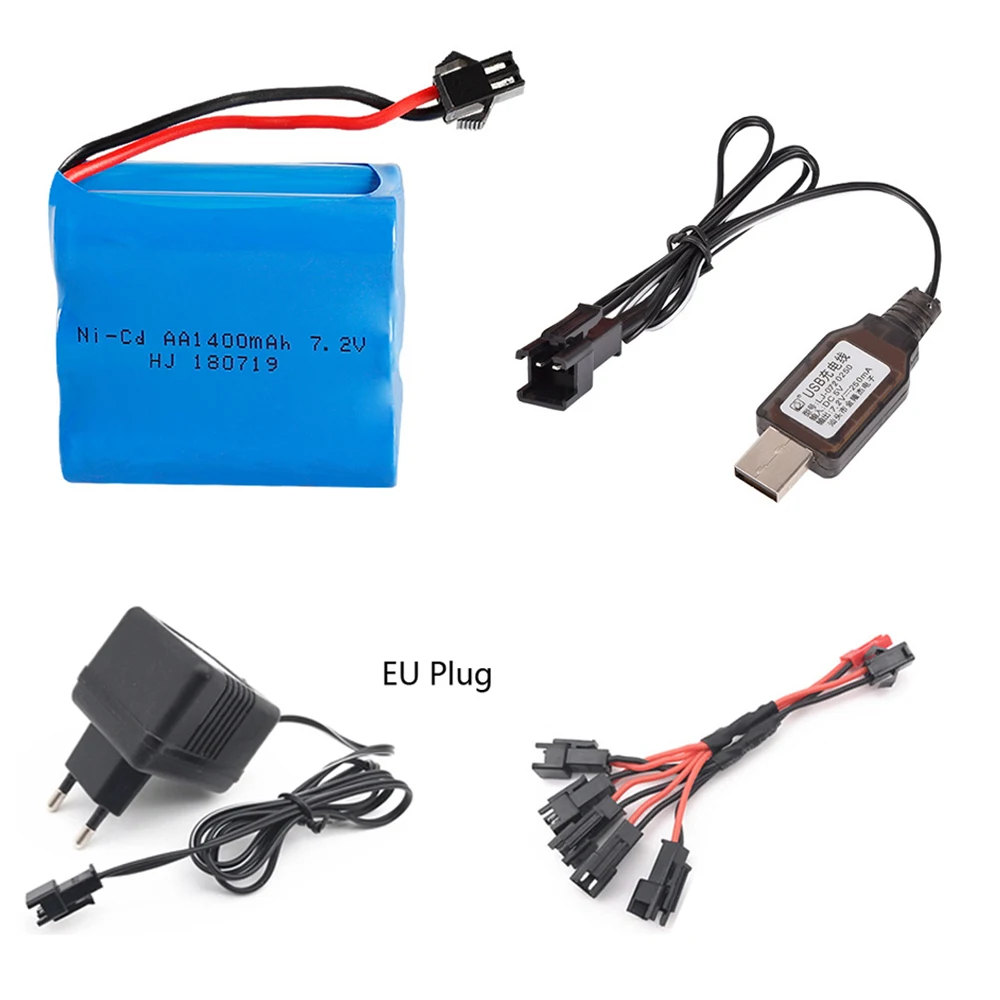 Никель-кадмиевый аккумулятор Батарея 7 2 v 1400 мА/ч и USB Зарядное устройство для