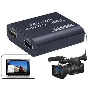 

High Quality HDMI Video Capture Card Recorder USB 2.0 1080P Game Live Capture HDTV Streamer With Y&H HDMI Game Capture Card