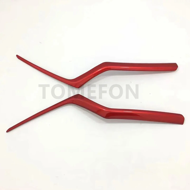 red2 TOMEFON для Honda CRV CR-V передний логотип декоративная решетка решетки гоночная рамка наклейки для автостайлинга крышка отделка ABS - Цвет: red2
