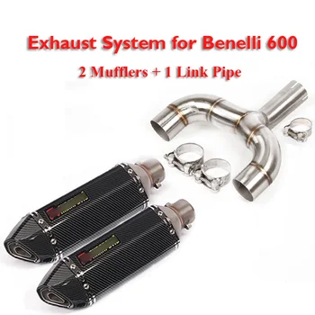 

Slip on TNT600 Motorcycle Exhaust Pipe Baffle DB Killer Silencer Escape Middle Link Pipe Connection for BENELLI 600 TNT600