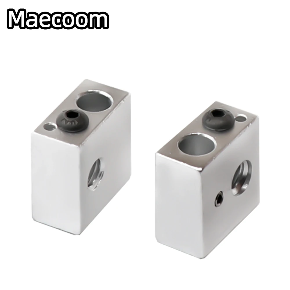 MK7 MK8 알루미늄 히터 블록, 인쇄 헤드 핫 엔드 히팅 블록, 3D 프린터 Anet a6 a8 i3, 20x20x10mm, 20x20x10mm