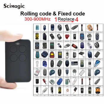 

Multi frequency 315/390/433MHz/868MHz gate garage remote control duplicator 300 - 900 MHz fixed code rolling command clone