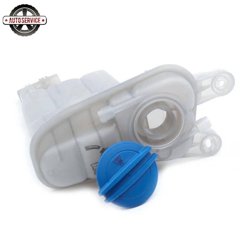 NEW 8K0 121 403 G Plastic Engine Radiator Cooled Coolant Expansion Tank& Radiator Tank Cap For Audi A4 S4 S5 A5 Q5 3B0 121 321 - Цвет: Coolant  Tank
