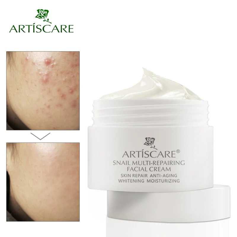 Крем для лица ARTISCARE Snail Repair + Пептидная Сыворотка глаз золотой крем против морщин