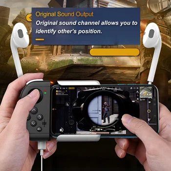 

Power Supply Type C Charging Plug And Play Auxiliary Controller Single Hand High Sensitive Game Accessory For Apple Phone