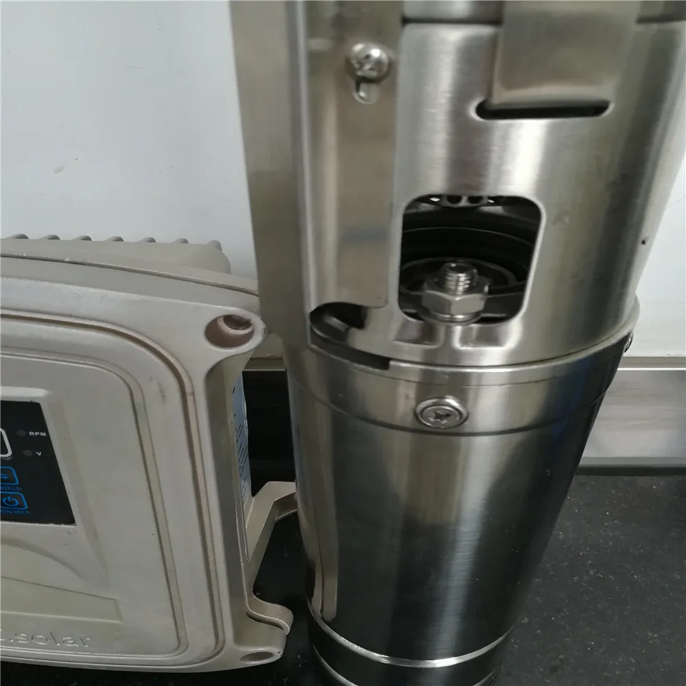 Погружной Солнечный насос 3G2. 3/80-D48/750 72V 80M 750W солнечный массив мощность 960W 2.3m ³/H 0,75 ''выход с Mppt функцией контроллера