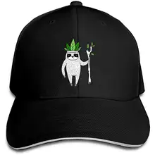 TSDFCKing шапка с ленивцем унисекс низкий профиль хлопок шляпа бейсболка s черный