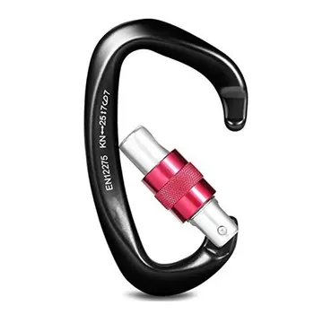 

Carabiner 25Kn Main Lock Rope Gliding Aerial Work Hanging Buckle Safety Hook Aviation Aluminum Hanging Rock Climbing Main Lock