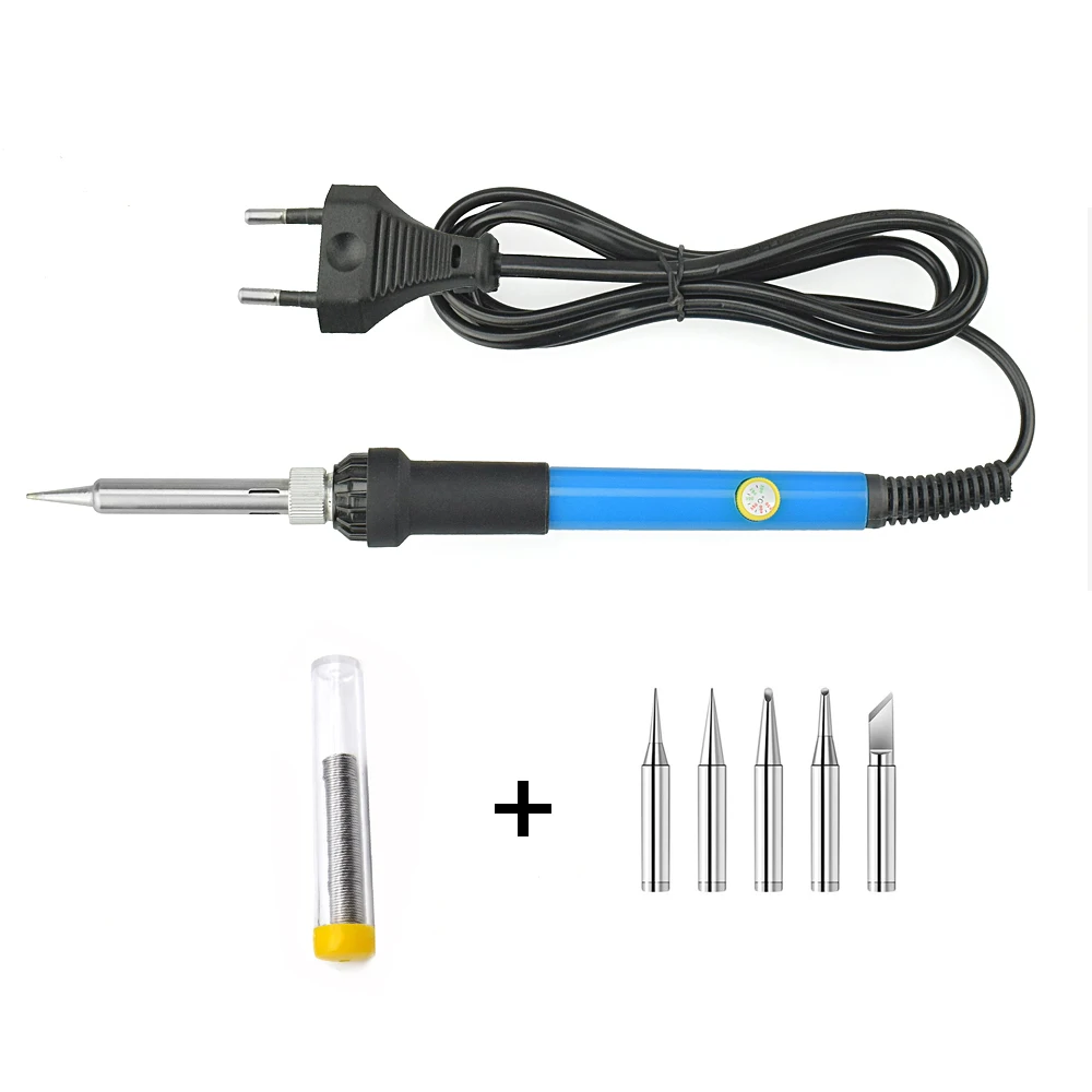 60W Electric Soldering Irons Temperature Adjustable Electric Iron Mini Handle Heat Pencil Soldering Iron