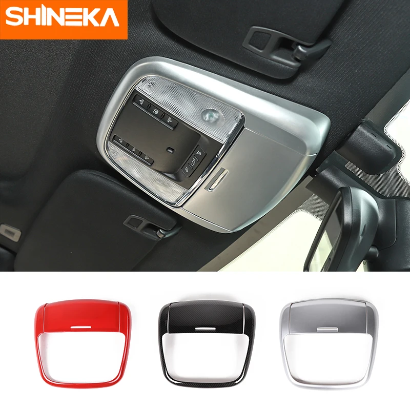 Молдинги SHINEKA для салона Jeep Grand Cherokee 2011 + наклейки передней подсветильник Ки