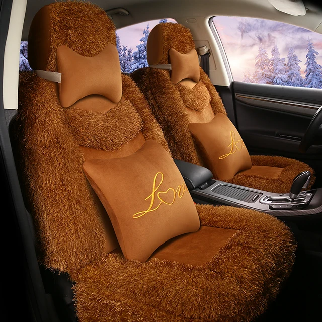 $US $160.00  Car Seat Cover Artificial plush Auto Seats Covers for mitsubishi outlander 3 xl pajero 2 3 4 sport 