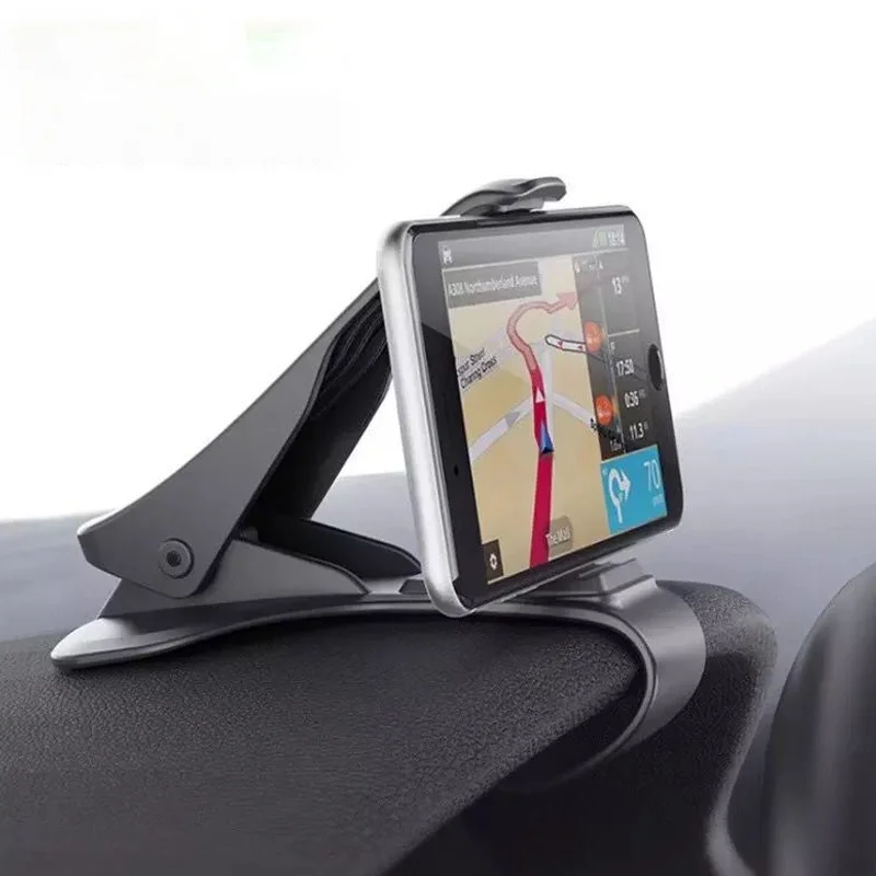 Universal Car Phone Holder GPS Navigation Dashboard Phone Holder For Mobile Clip Fold Mount Stand Bracket