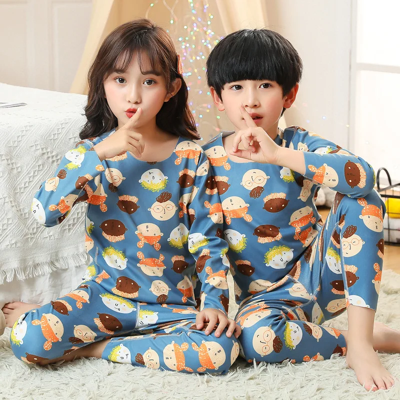 pajama sets boy Kids Pajamas Set Boys Cartoon Dinosaur Tiger Pyjamas Kids Christmas Sleepwear Sets Cotton Children Nightwear Pajamas For Girls vintage nightgowns	