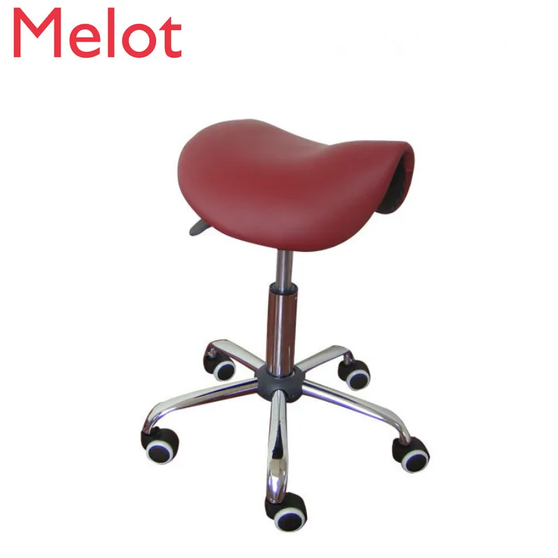 

15%,Rolling Massage Chair Saddle Stool Leather Upholstery Portable Pedicure Salan Spa Tattoo Facial Beauty Massage Swivel Chair